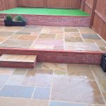 Patio Artificial Grass Fencing 2